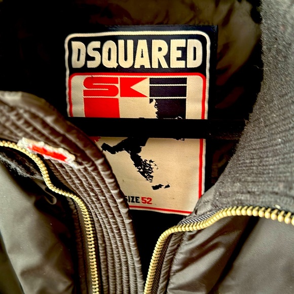 Dsquared2 Down Insulated Black Jacket Size 52 - Picture 4 of 8